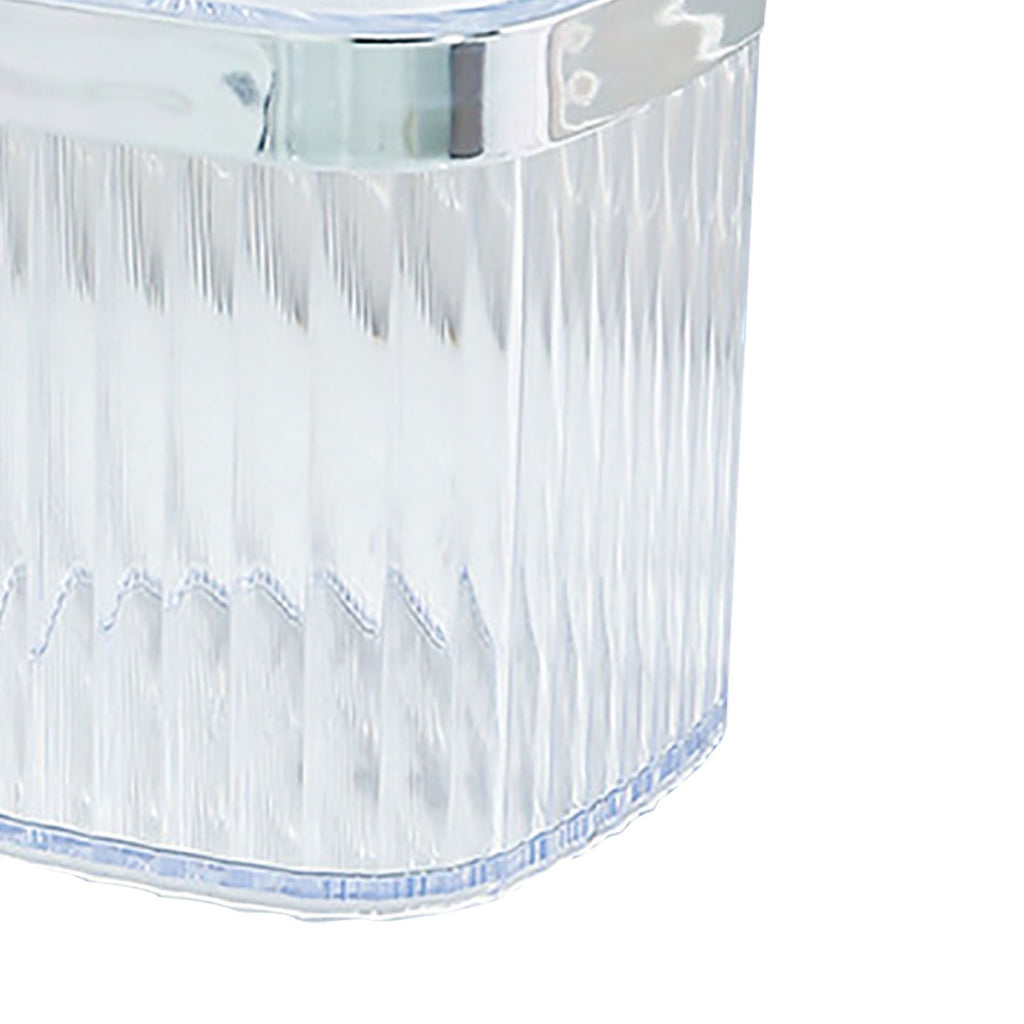 Toothpick Holder Large Capacity Fashion Look Toothpick Container Storage Box Jar for Home Restaurant Transparent