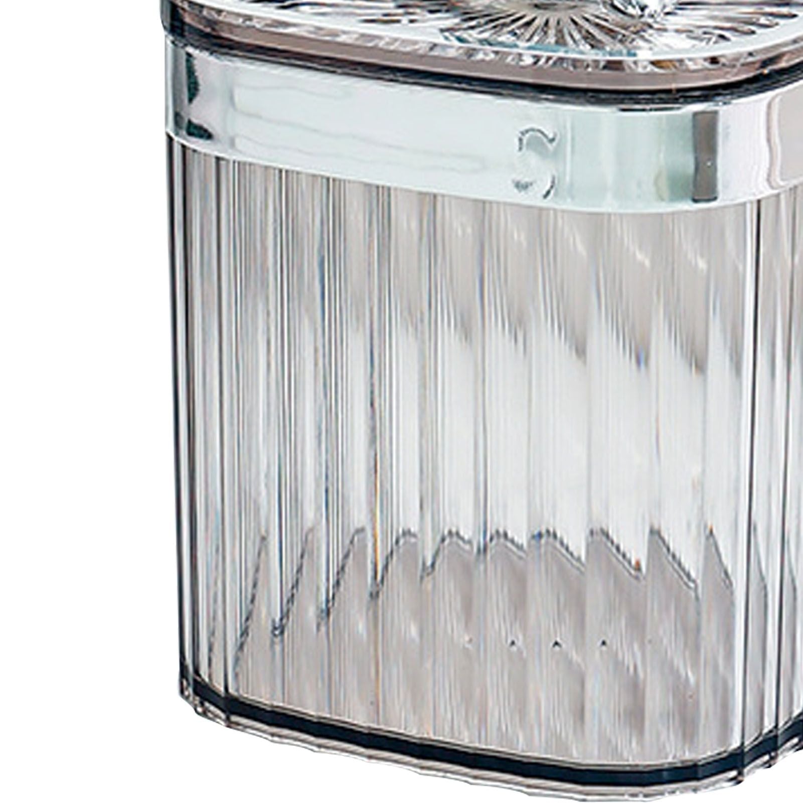 Toothpick Holder Large Capacity Fashion Look Toothpick Container Storage Box Jar for Home Restaurant Smoky Gray