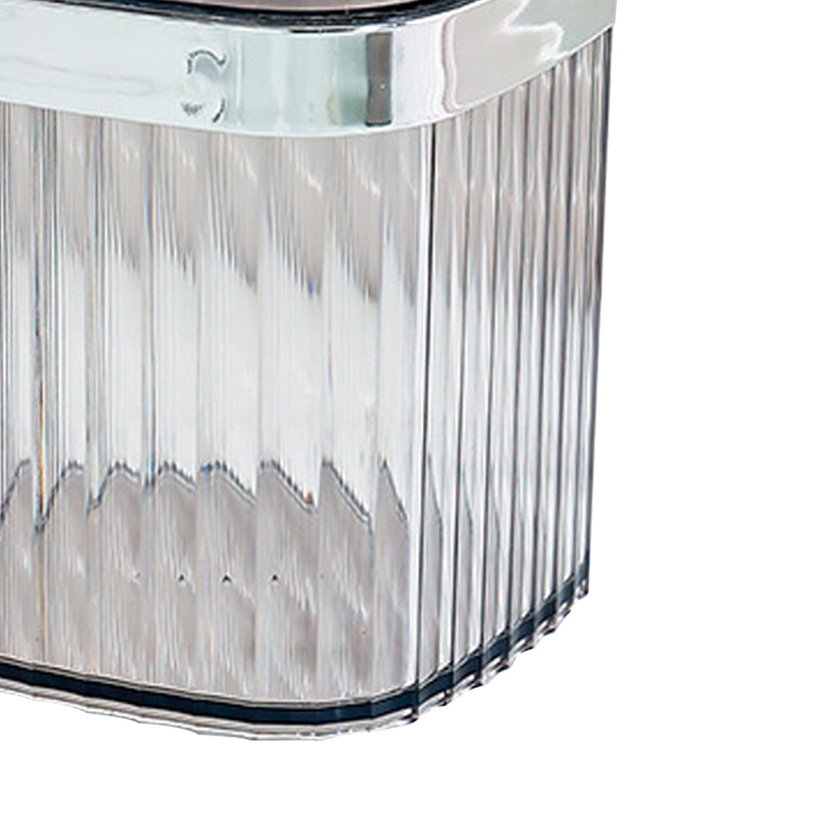 Toothpick Holder Large Capacity Fashion Look Toothpick Container Storage Box Jar for Home Restaurant Smoky Gray