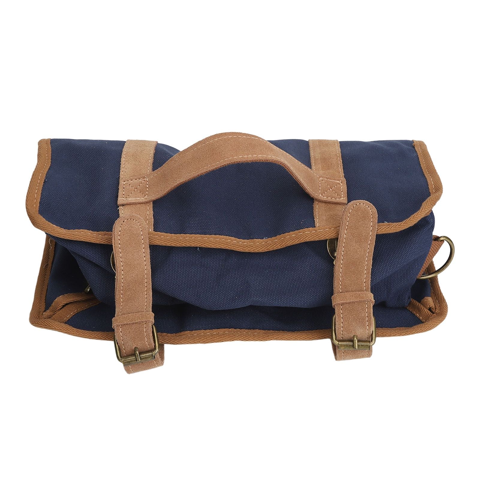 Bartending Tool Bag Portable Large Capacity Stylish Adjustable Shoulder Strap Bartender Kit Bag for Camping Parties Blue