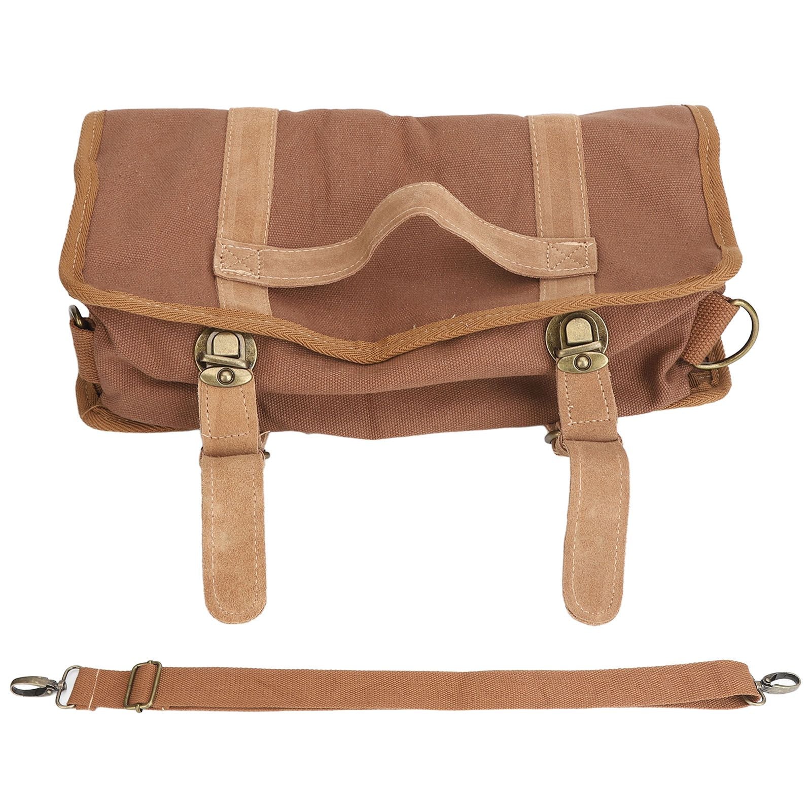 Bartending Tool Bag Portable Large Capacity Stylish Adjustable Shoulder Strap Bartender Kit Bag for Camping Parties Coffee