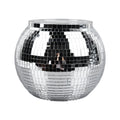 Disco Ball Ice Bucket Plastic Large Capacity Party Drink Bucket for Beer Cocktail Wine Silver