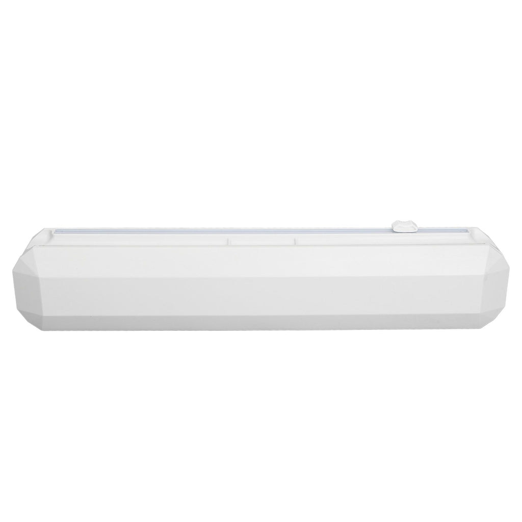 Plastic Wrap Dispenser with Slide Cutter Smooth Cutting Adjustable Reusable Cling Film Dispenser for Tin Foil M 38.5x7.5cm