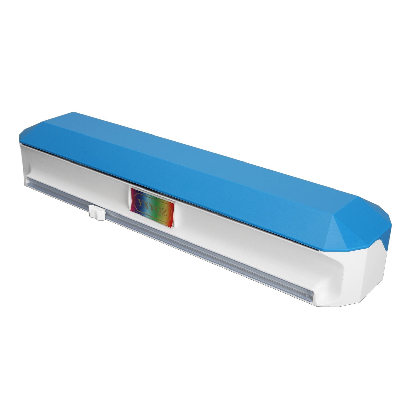 Plastic Wrap Dispenser with Slide Cutter Smooth Cutting Adjustable Reusable Cling Film Dispenser for Tin Foil L 38x9.8cm