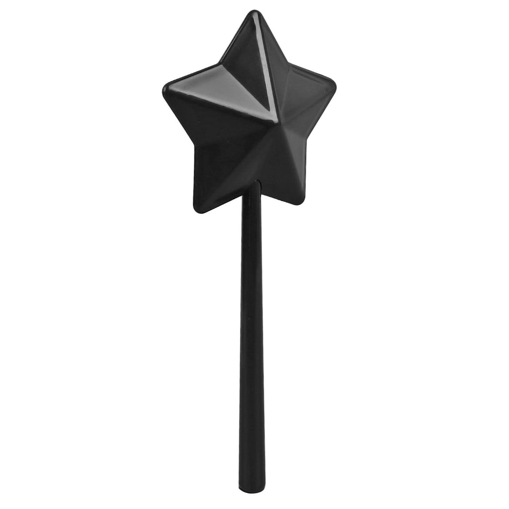 Salt and Pepper Shaker Wand Plastic Cute Practical Pentagram Shape Salt Dispenser Black