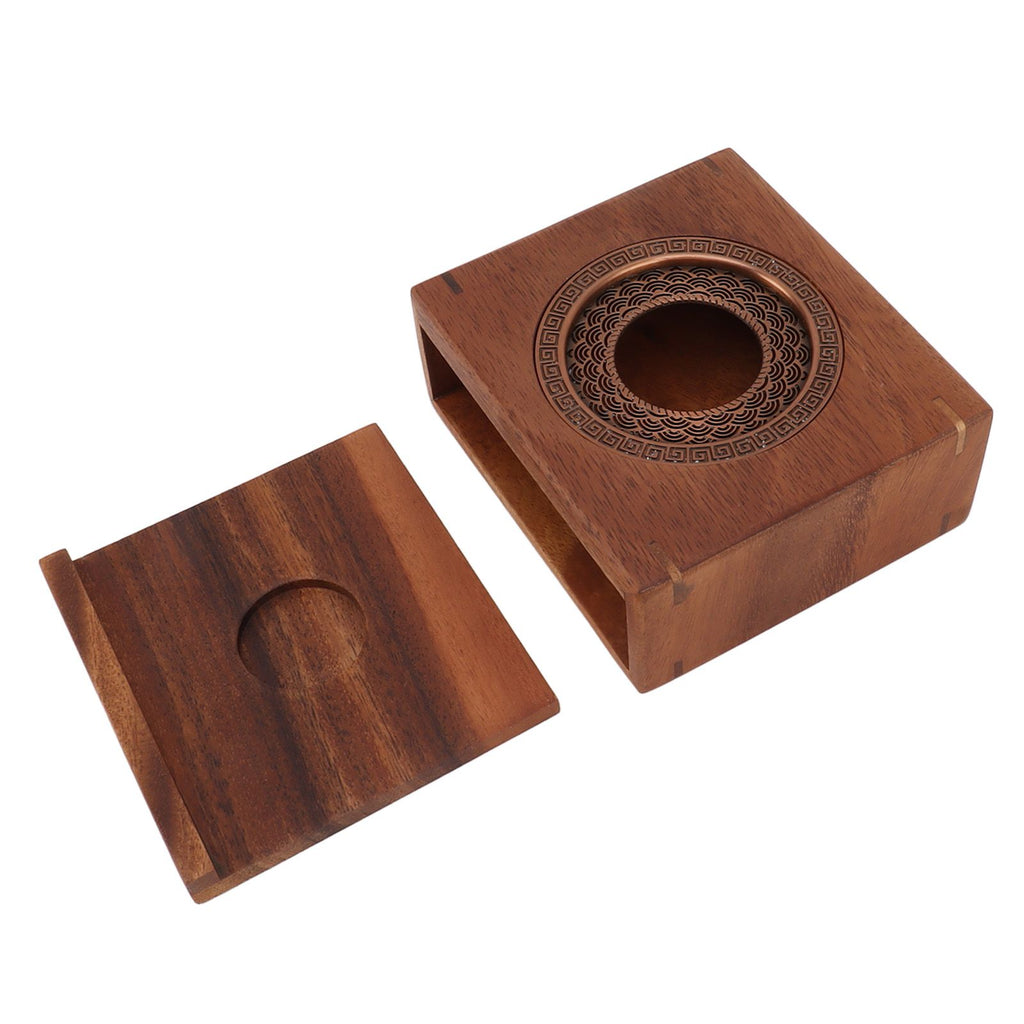Candle Tea Warmer Japanese Style Walnut Teapot Warmer Home Universal Tea Warmer Stove