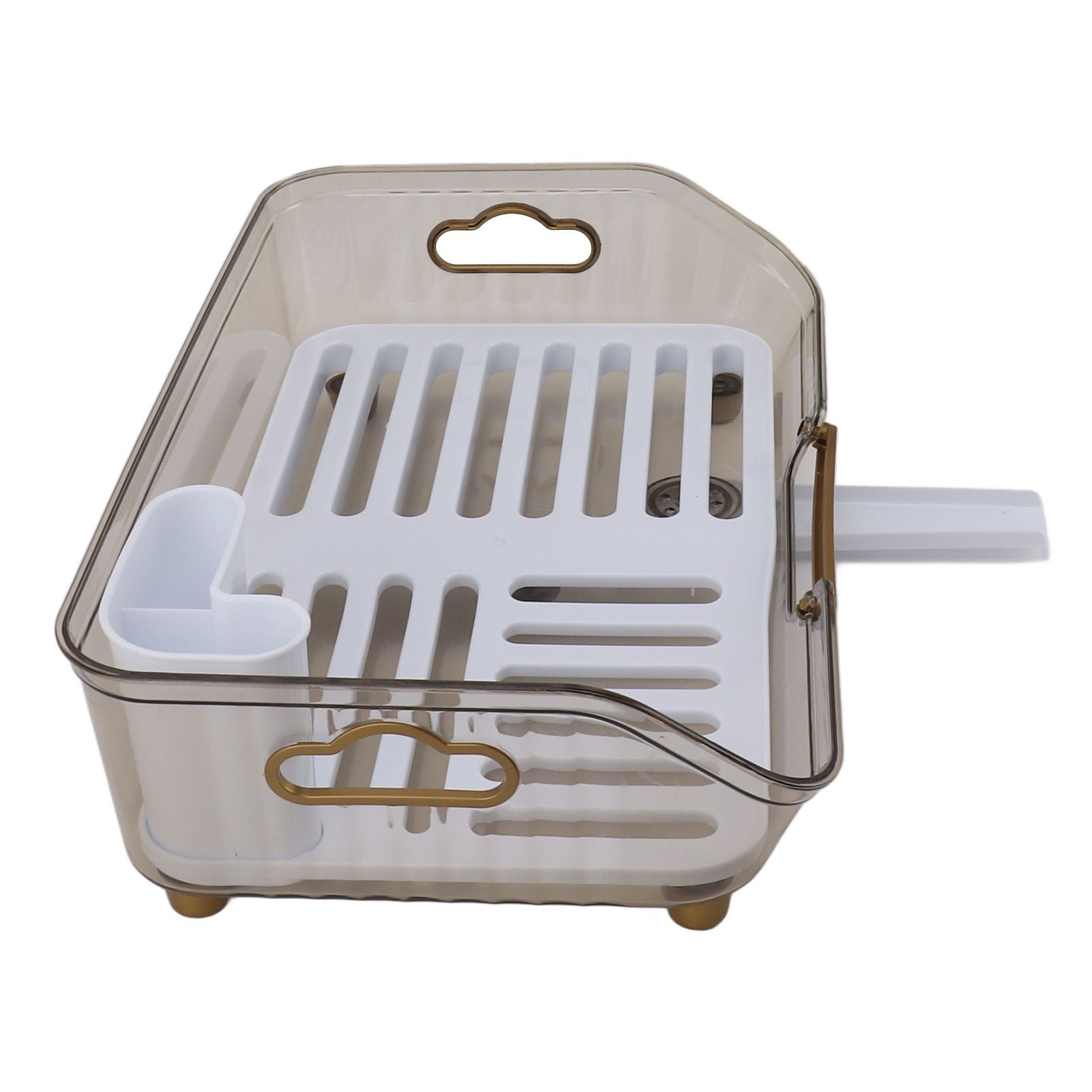 Dish Drying Rack Multifunctional PP Space Saving Clean Hygienic Dish Drainer for Kitchen Sink