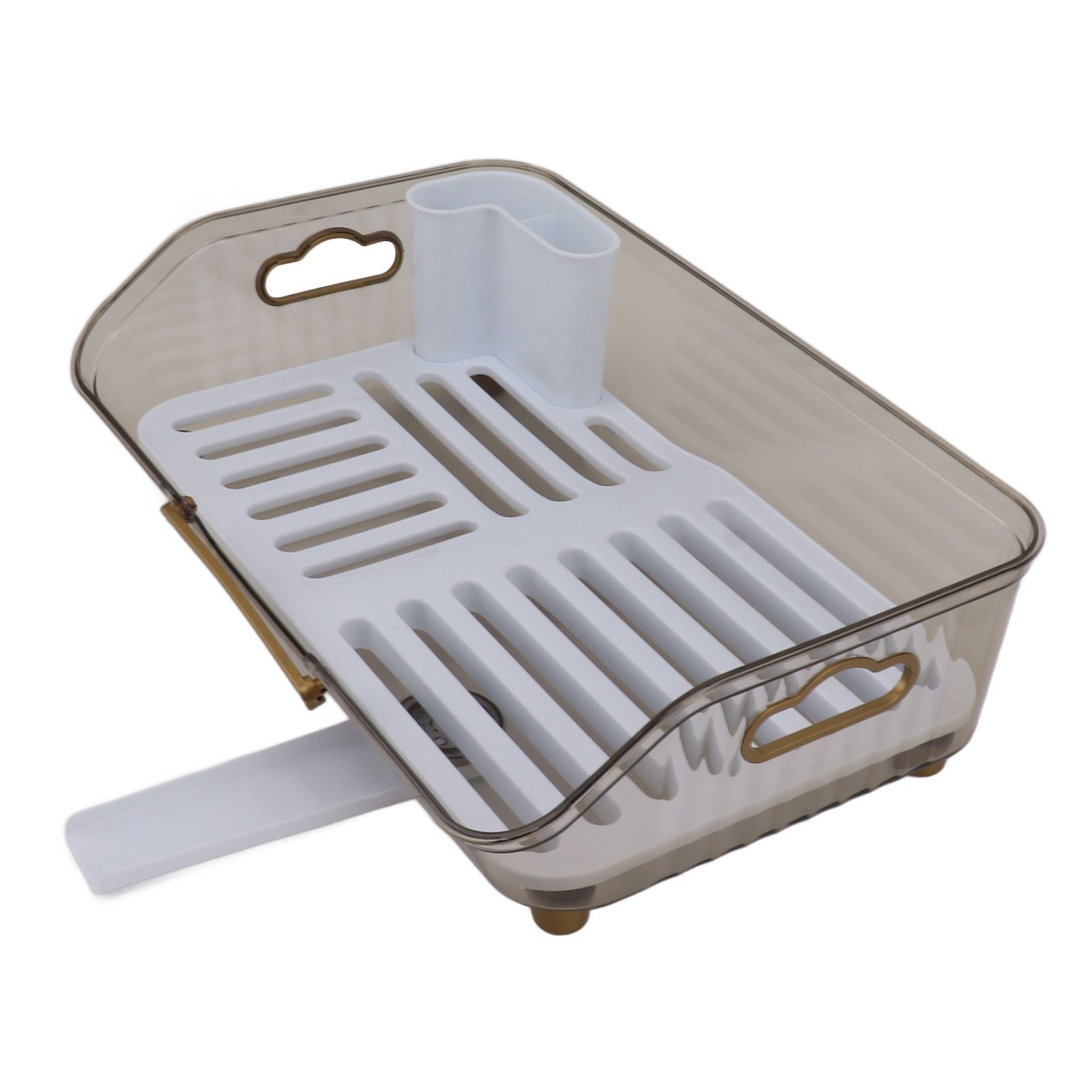 Dish Drying Rack Multifunctional PP Space Saving Clean Hygienic Dish Drainer for Kitchen Sink