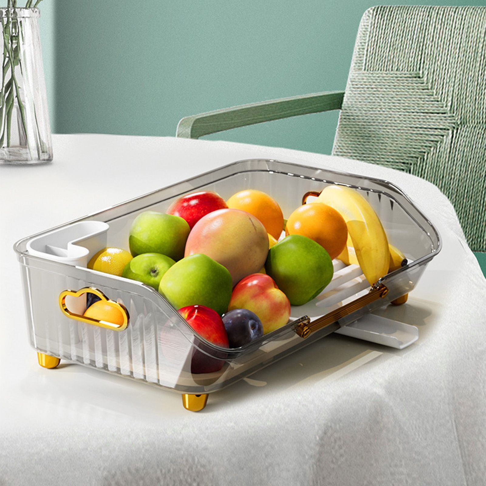 Dish Drying Rack Multifunctional PP Space Saving Clean Hygienic Dish Drainer for Kitchen Sink