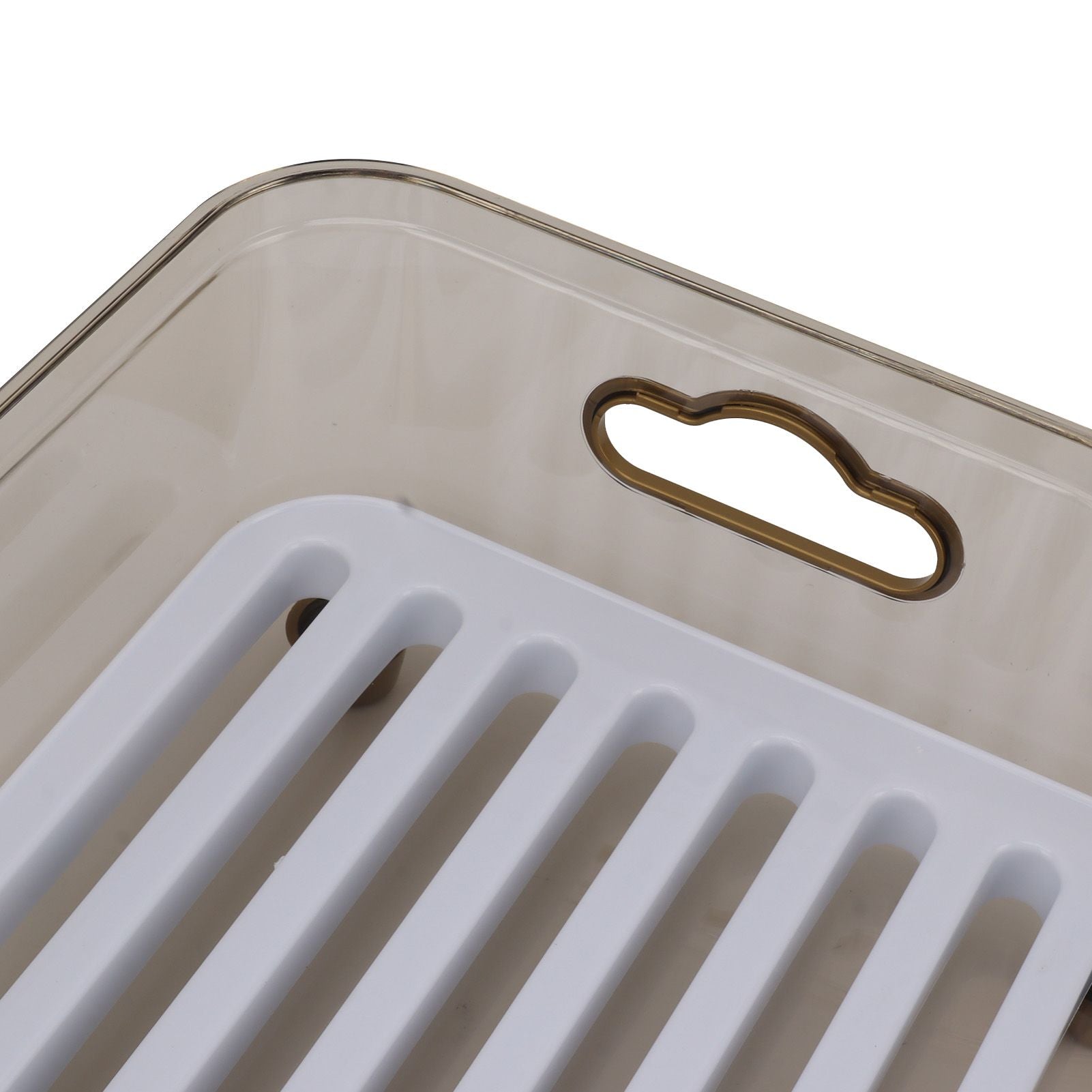 Dish Drying Rack Multifunctional PP Space Saving Clean Hygienic Dish Drainer for Kitchen Sink