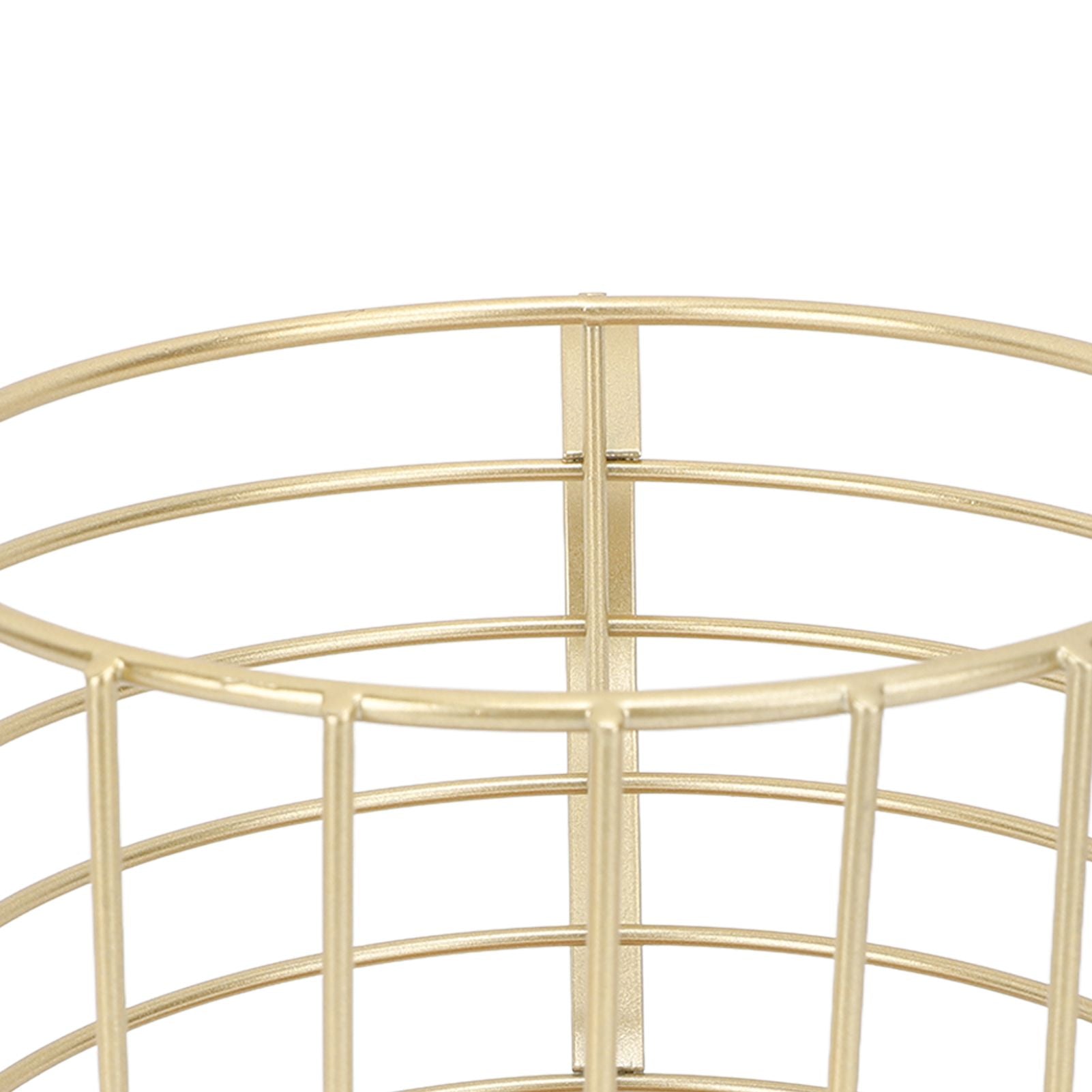 Mug Shape Coffee Pod Holder Coffee Capsule Storage Basket for Counter Coffee Bar Tabletop Kitchen Living Room Wordless Gold
