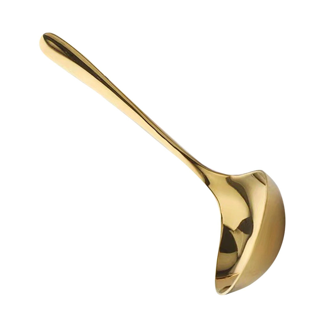 Kitchen Soup Ladle 304 Stainless Steel Large Size Long Handle Cooking Ladle for Home