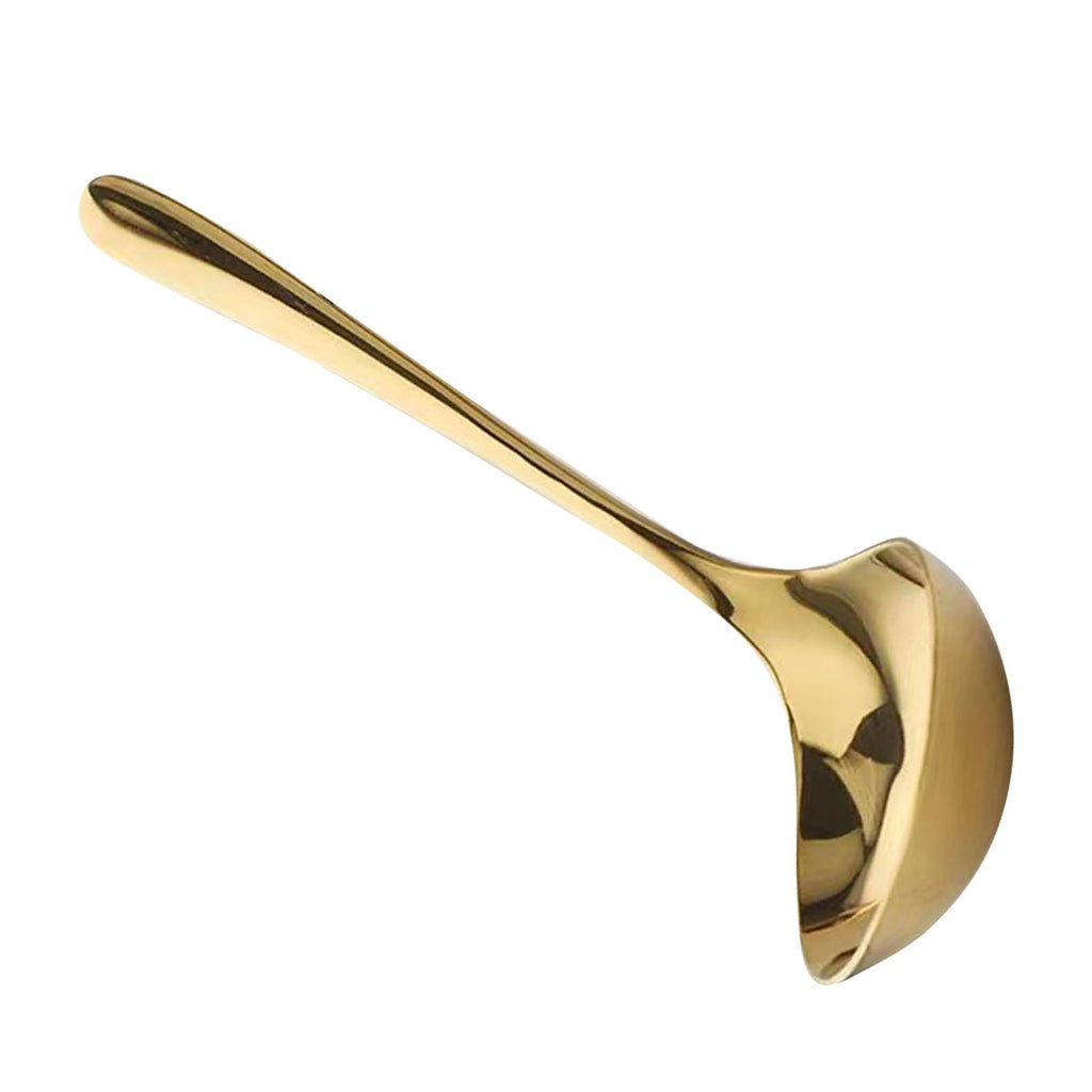 Kitchen Soup Ladle 304 Stainless Steel Large Size Long Handle Cooking Ladle for Home