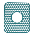 Sink Protector for Kitchen Silicone Non Slip Heat Resistant Mat for Bottom of Center Drain Sink Farmhouse Stainless Steel Porcelain Sink Green