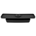 Faucet Splash Proof Draining Rack Silicone Foldable Faucet Handle Drip Catcher Tray Drainer Shelf Basket for Kitchen Black
