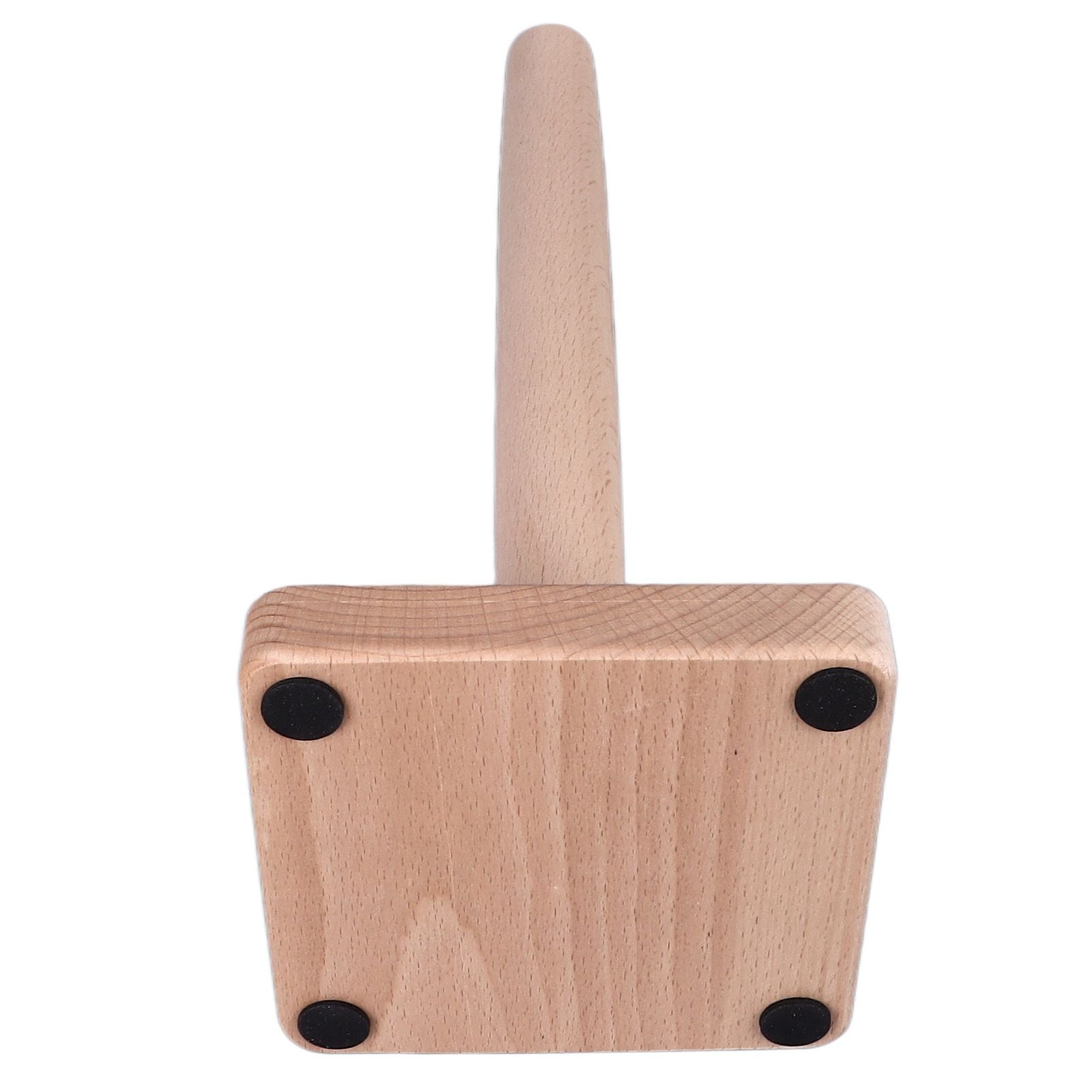 Wooden Paper Towel Holder Countertop Farmhouse Standing Paper Towel Organizer Roll Dispenser with Non Slip Base for Kitchen Living Room
