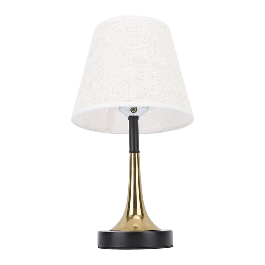 USB Bedside Table Lamp 3 Color Temperature Dimmable LED Nightstand Lamp with Grey Linen Fabric Shade Remote Control Timer Off 3W