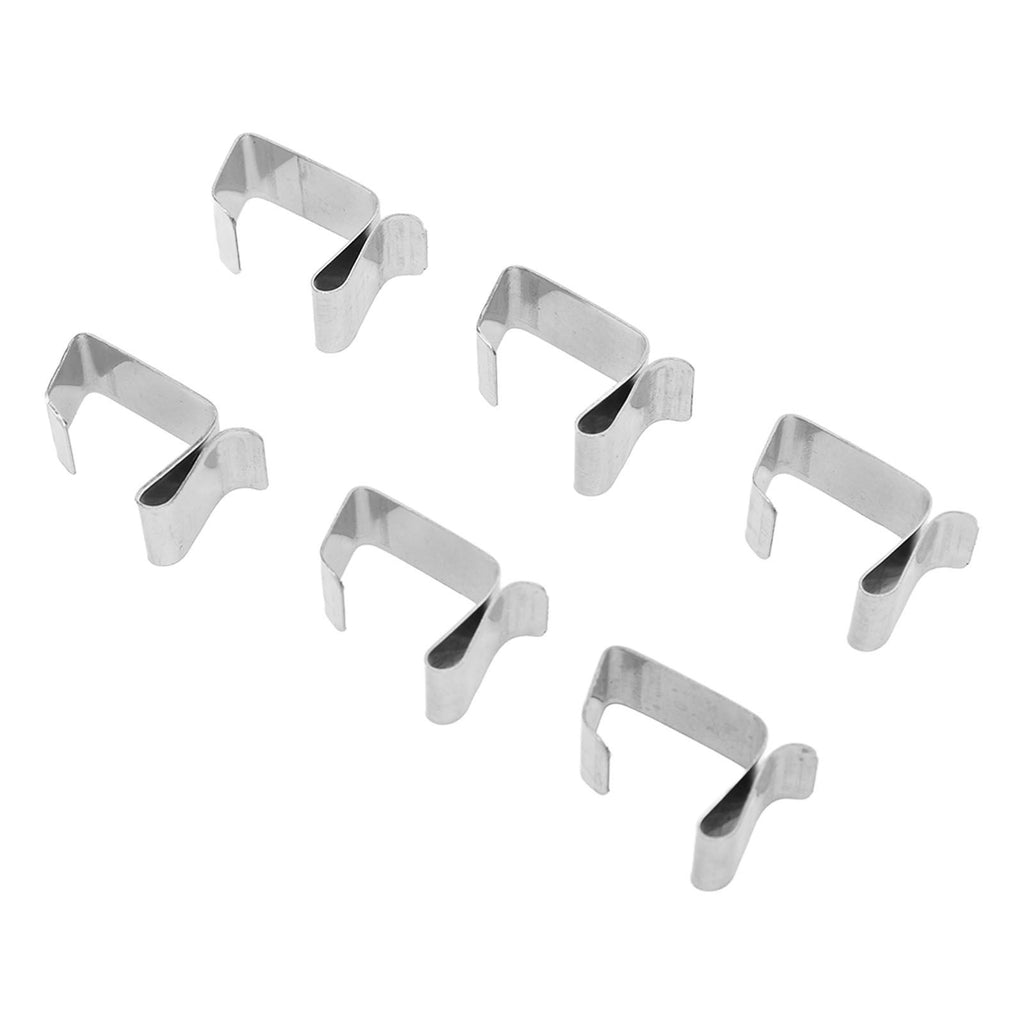 50Pcs Metal Christmas Lights Gutter Hooks Stainless Steel Christmas Lights Gutter Hangers L 24x15mm