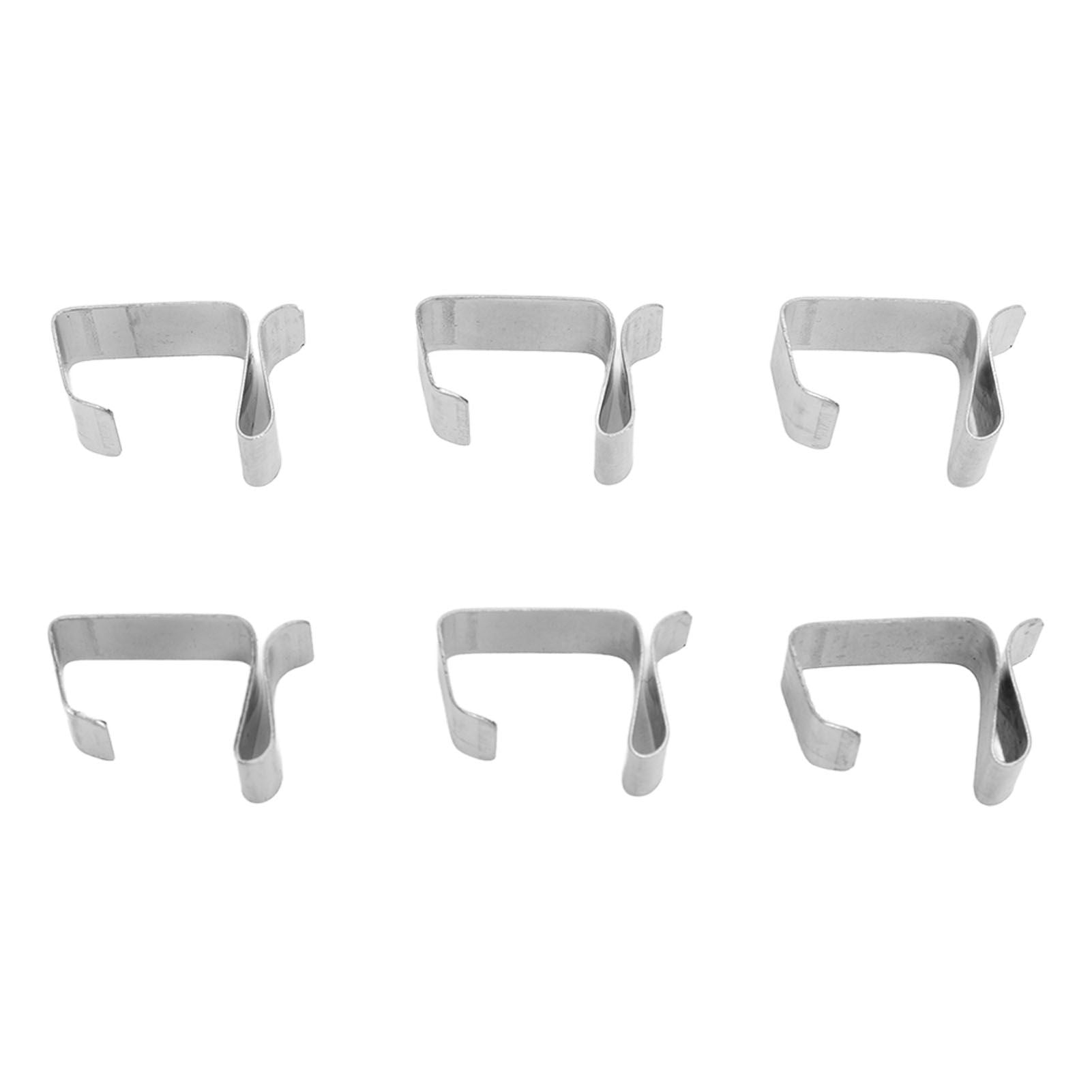 50Pcs Metal Christmas Lights Gutter Hooks Stainless Steel Christmas Lights Gutter Hangers S 20x14mm