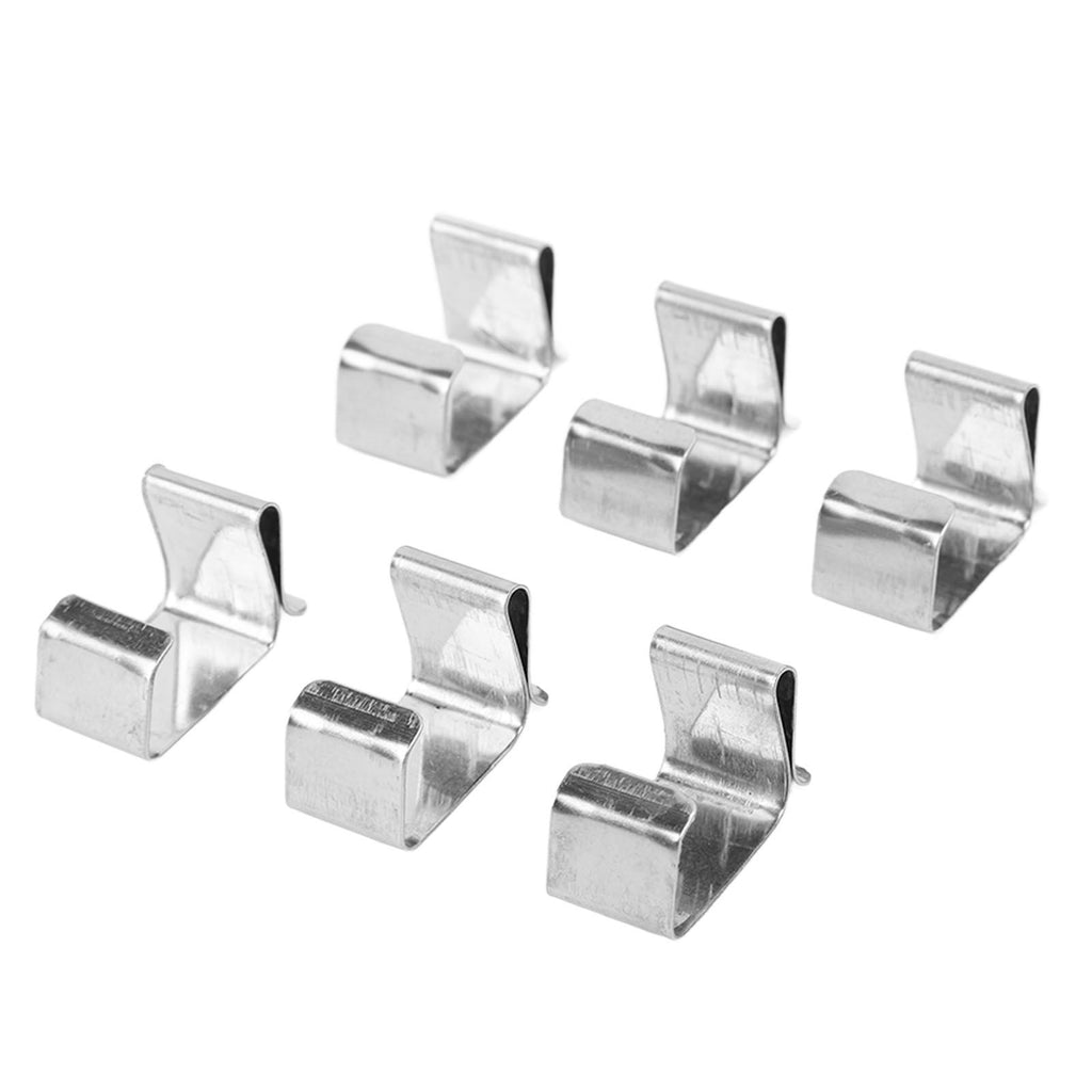 50Pcs Metal Christmas Lights Gutter Hooks Stainless Steel Christmas Lights Gutter Hangers S 20x14mm