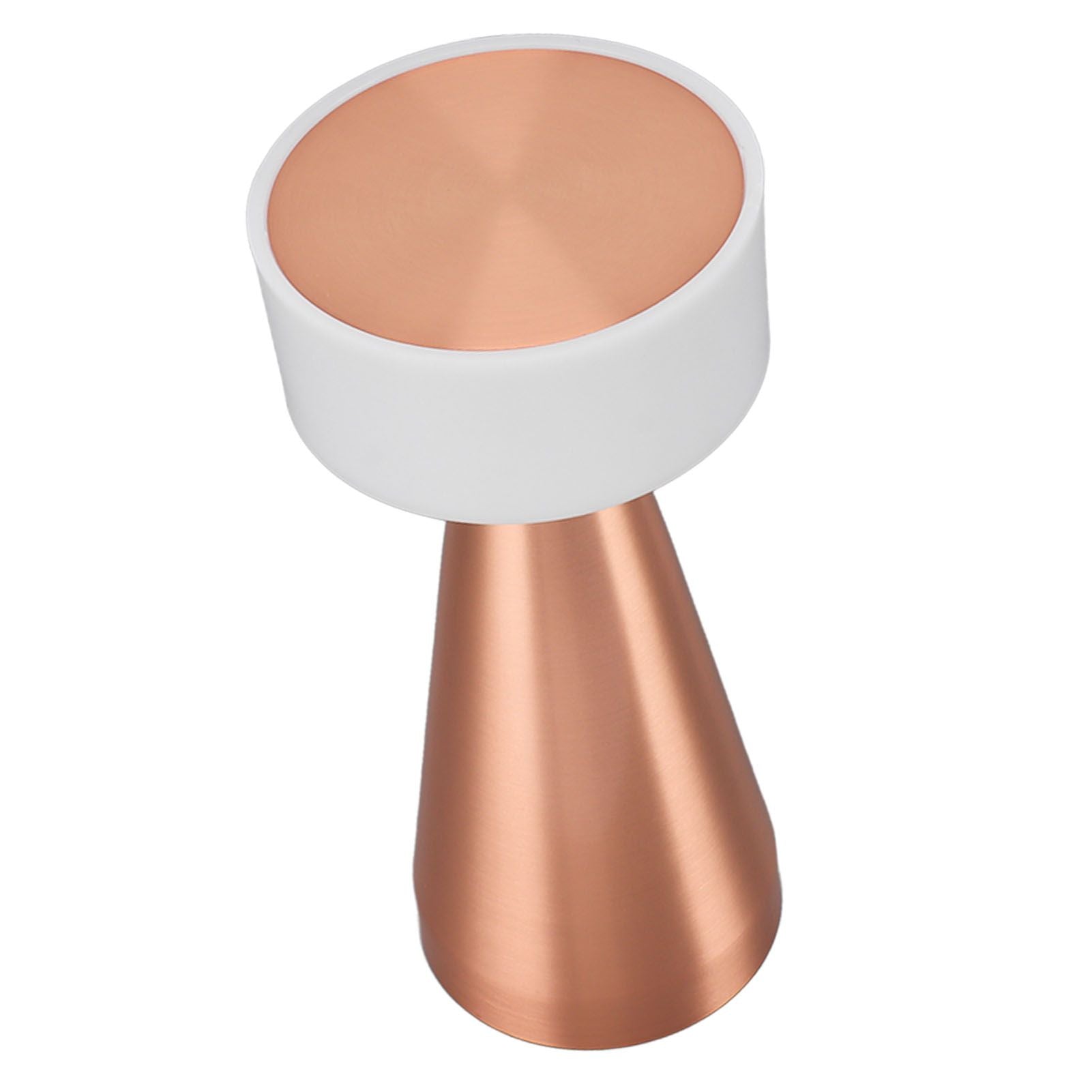 Portable LED Table Lamp 3 Color Temperatures Stepless Dimming 1800mAh Rechargeable Battery Nightstand Lamp Bedside Lamp Rose Gold