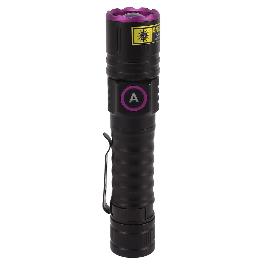 365nm Black Light UV Flashlight Handheld LED Blacklight Flashlight for Pet Urine Stains Rocks Money Resin Curing