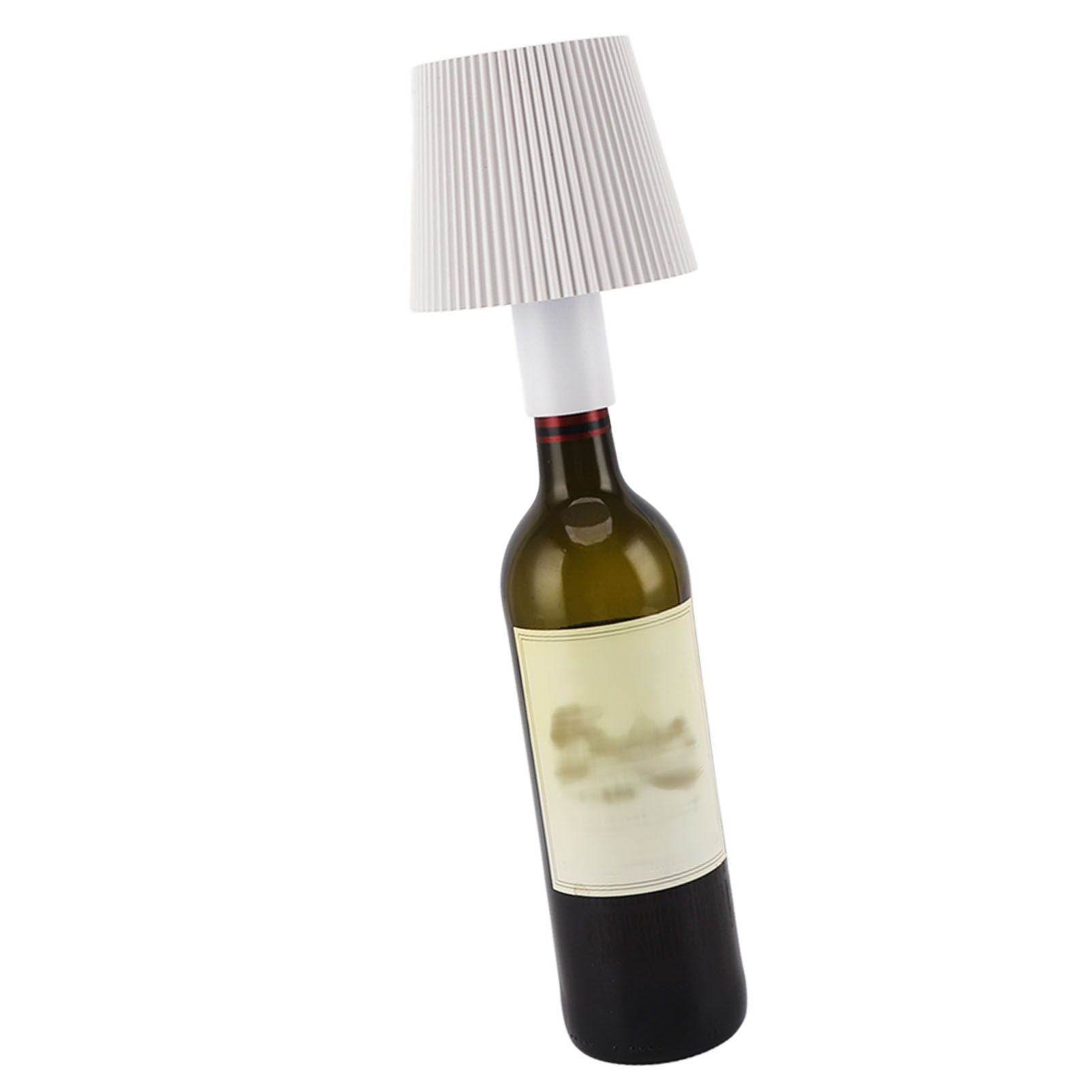 LED Bottle Lamp 4000mAh IP54 Waterproof Touch Control Color Adjustable USB Rechargeable Cordless Wine Bottle Lamp Night Light White