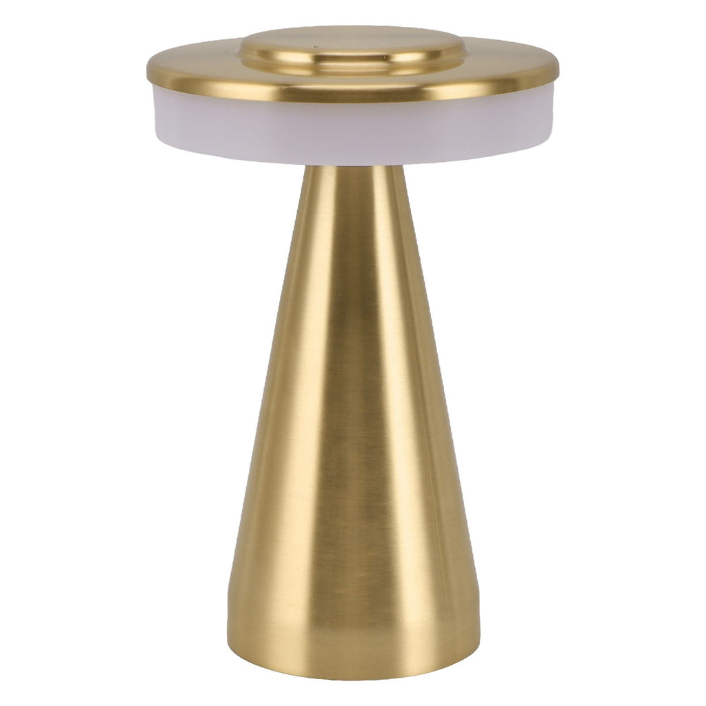 Portable LED Bedside Night Light 3 Color Temperature top Touch control Rechargeable Battery Bedside Lamp Gold
