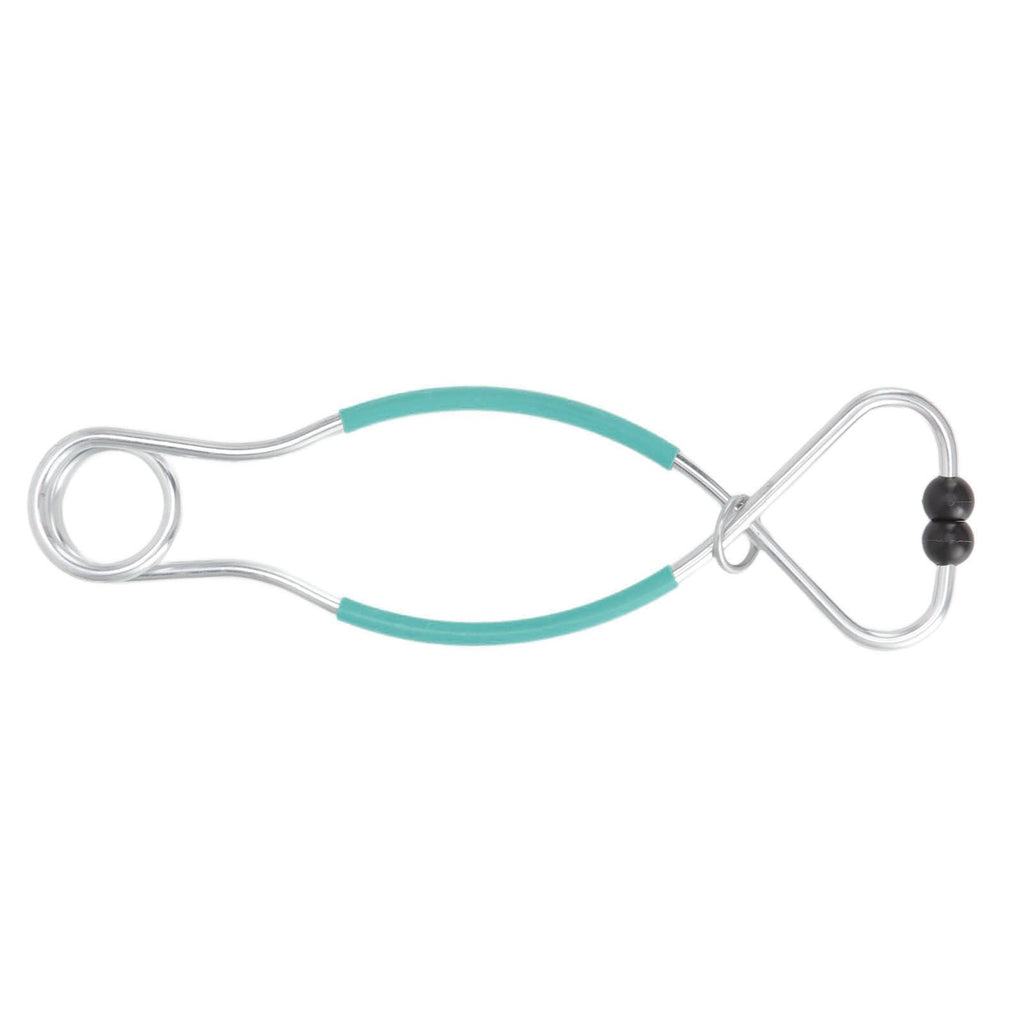 Cattle Bull Cow Nose Pliers Metal Punch Free Strong Traction Cow Pulling Tool for Farm Ranch Veterinary L Green