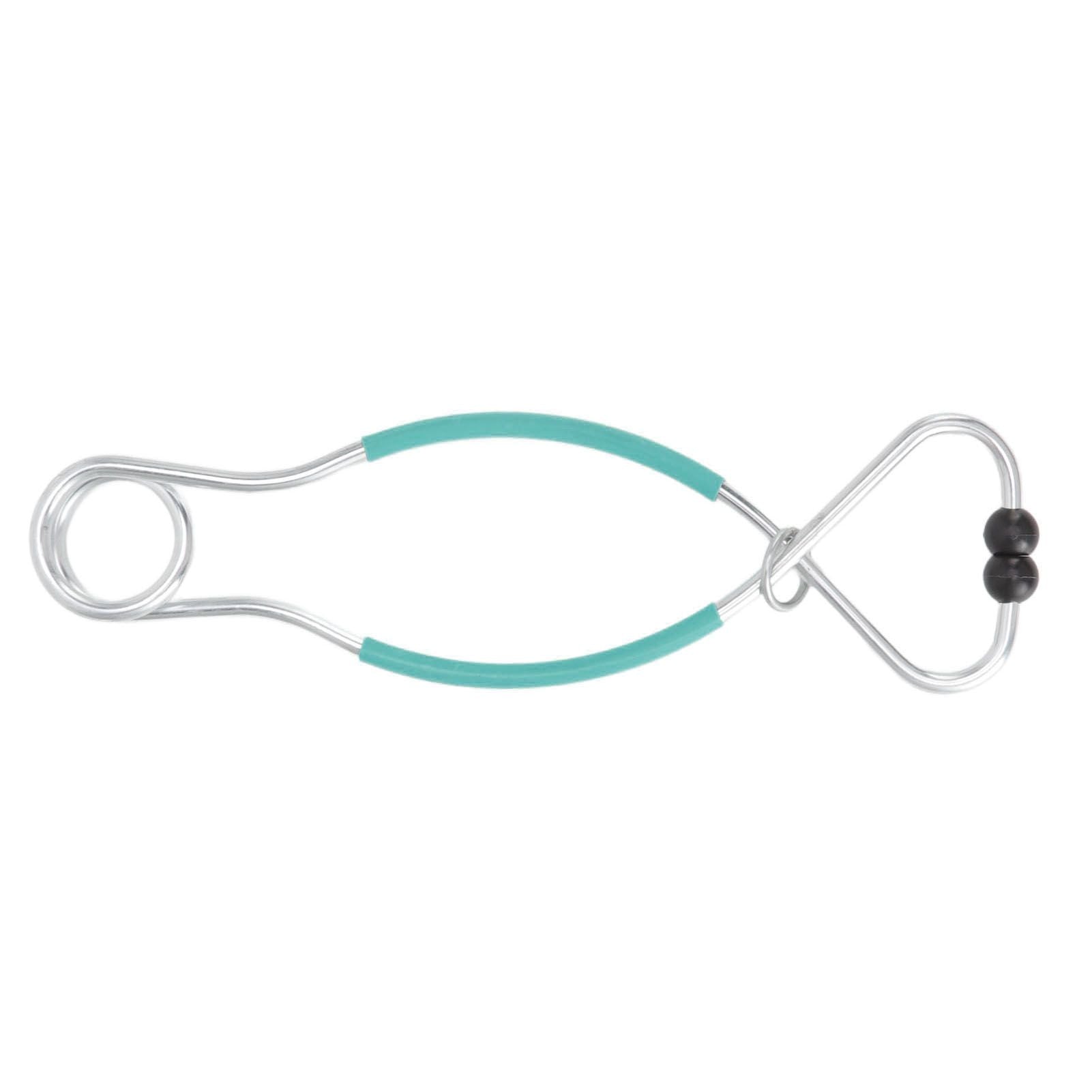 Cattle Bull Cow Nose Pliers Metal Punch Free Strong Traction Cow Pulling Tool for Farm Ranch Veterinary L Green