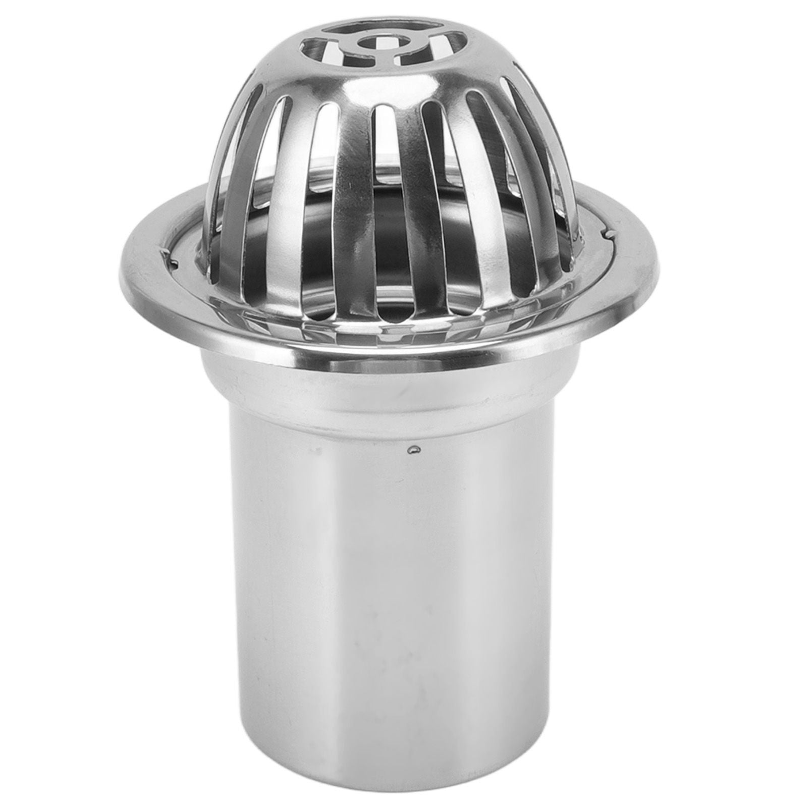 Roof Floor Drain Stainless Steel Non Blocking Balcony Outdoor Rain Bucket Drainage Parts Round 4in