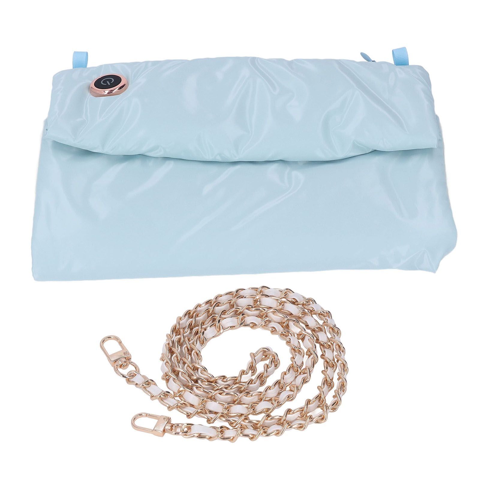 Office Hand Electric Heated Warming Bag USB Lightweight Portable Fashionable Home Heating Hand Muff Blue
