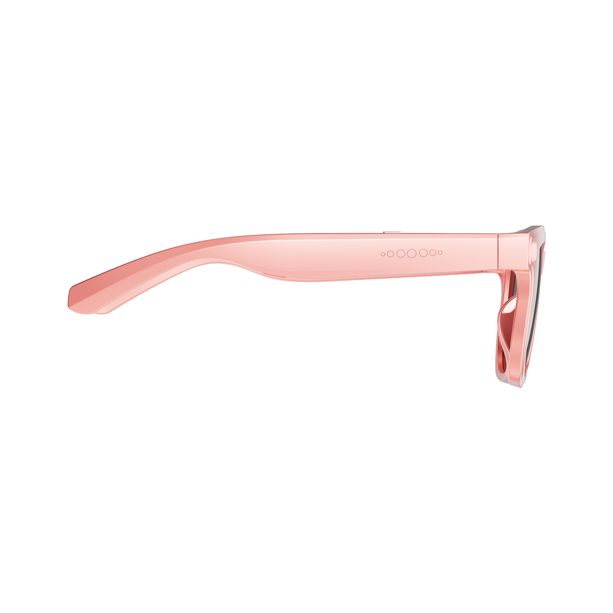 Dth03 AI Smart Sunglasses, UV400 Protection Bluetooth Call Audio Glasses，pink