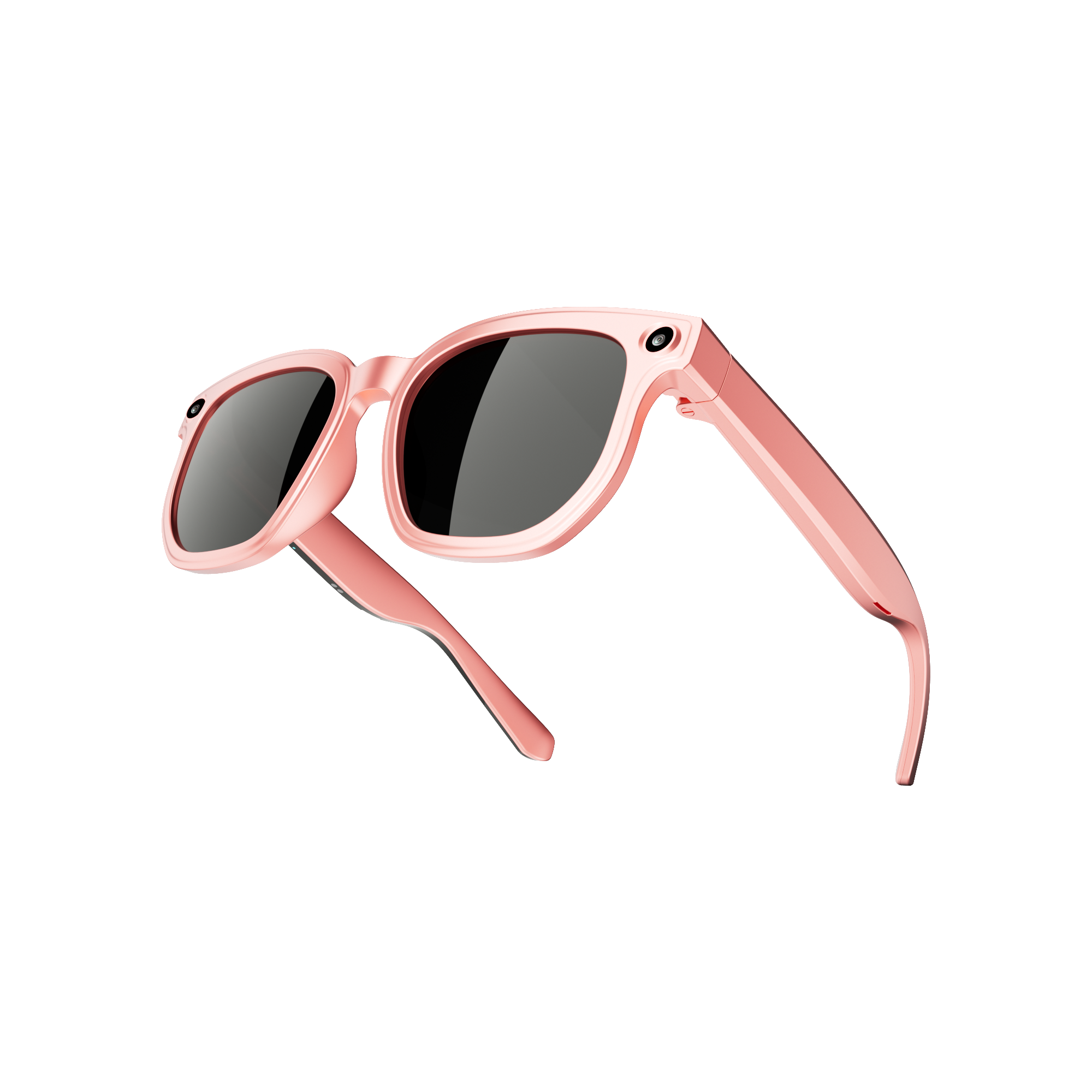 Dth03 AI Smart Sunglasses, UV400 Protection Bluetooth Call Audio Glasses，pink