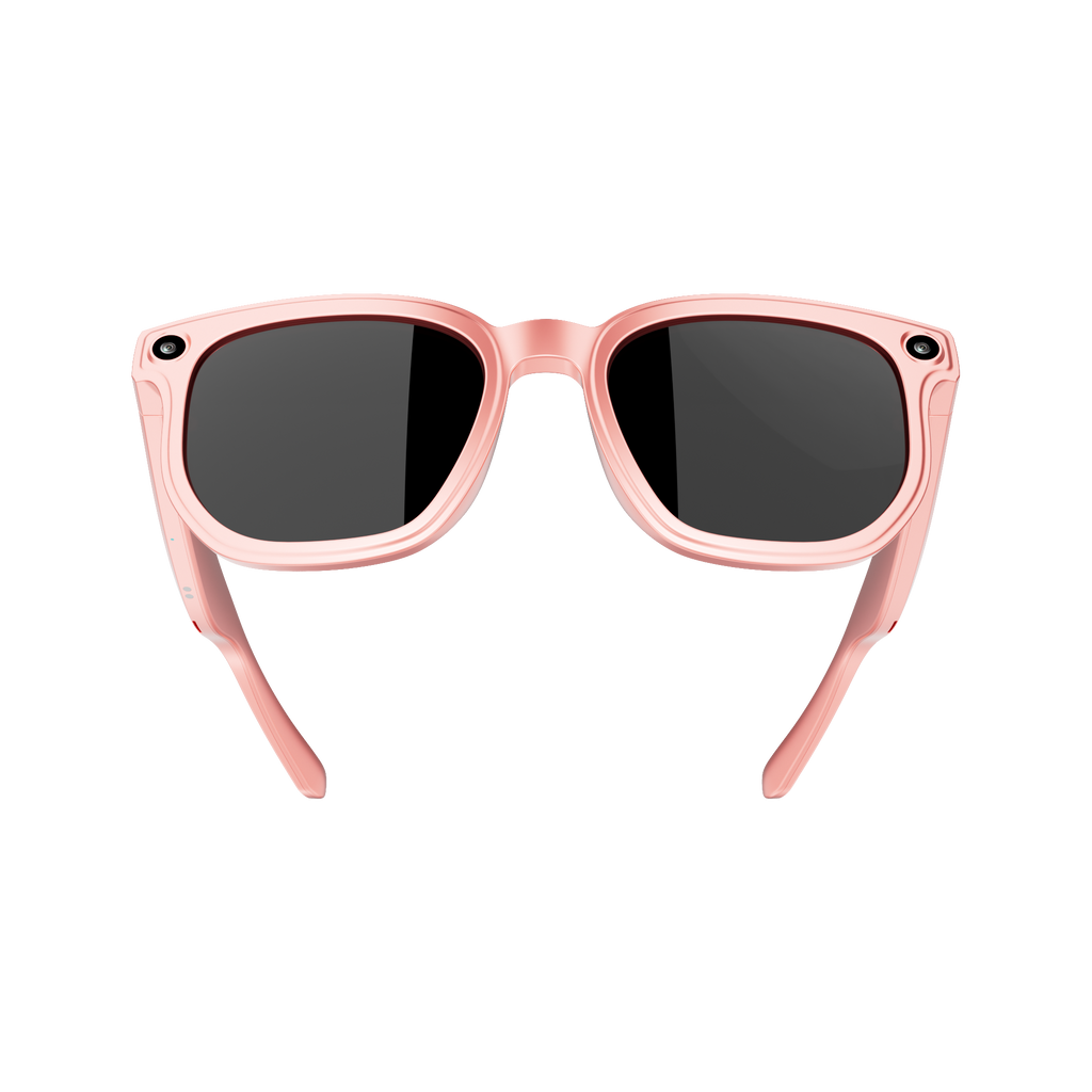 Dth03 AI Smart Sunglasses, UV400 Protection Bluetooth Call Audio Glasses，pink