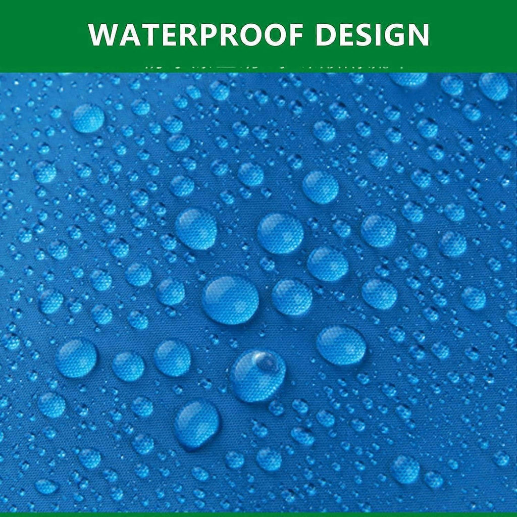 Camping Ground Sheet Waterproof Silver Coated Sunlight Resistant Quick Dry Outdoor Mat - Green 300*300cm