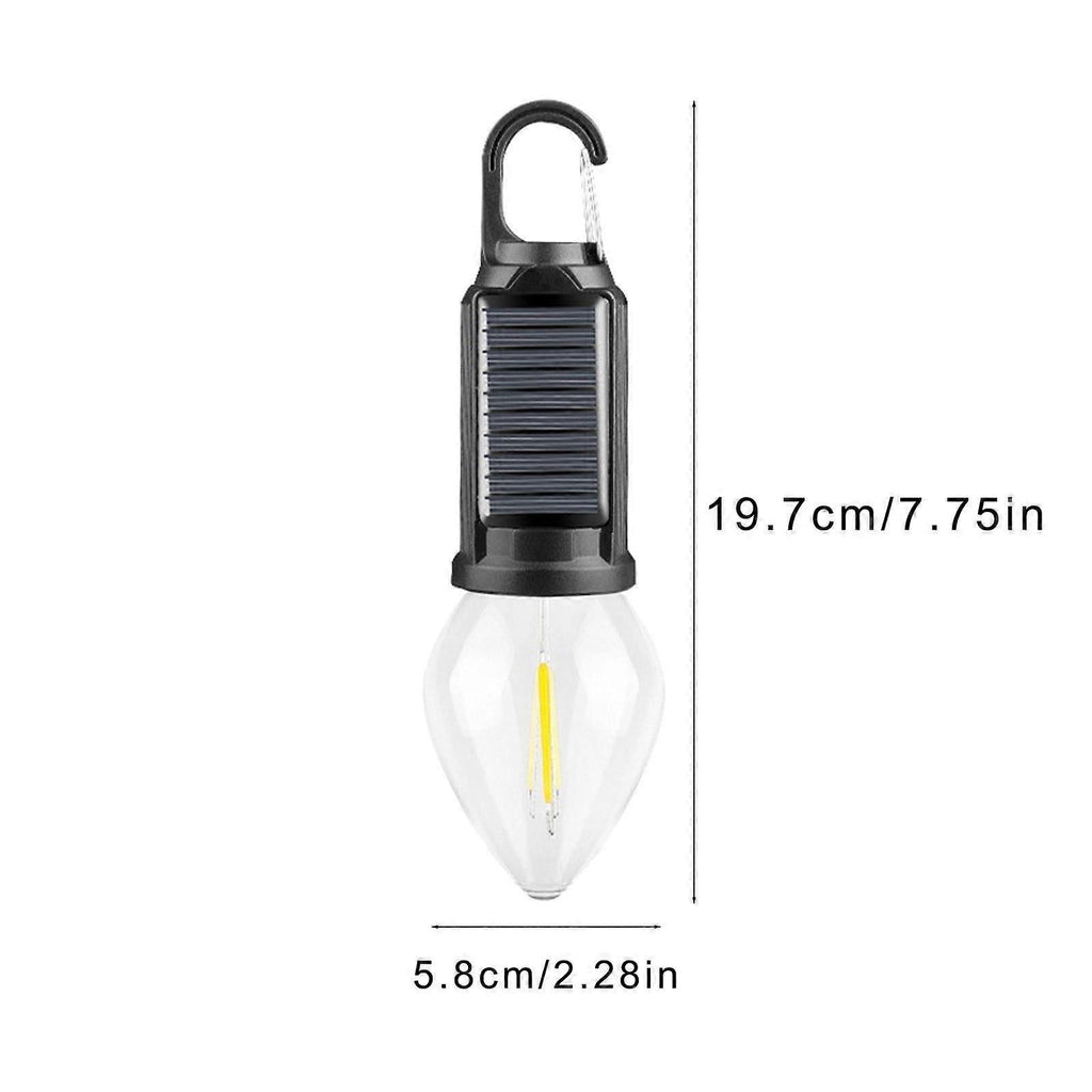 Hanging Light Usb Rechargeable Led Camping Lantern Outdoor Tent Lights for Camping Bulbs With Clip Hook Camping Flash Black-A