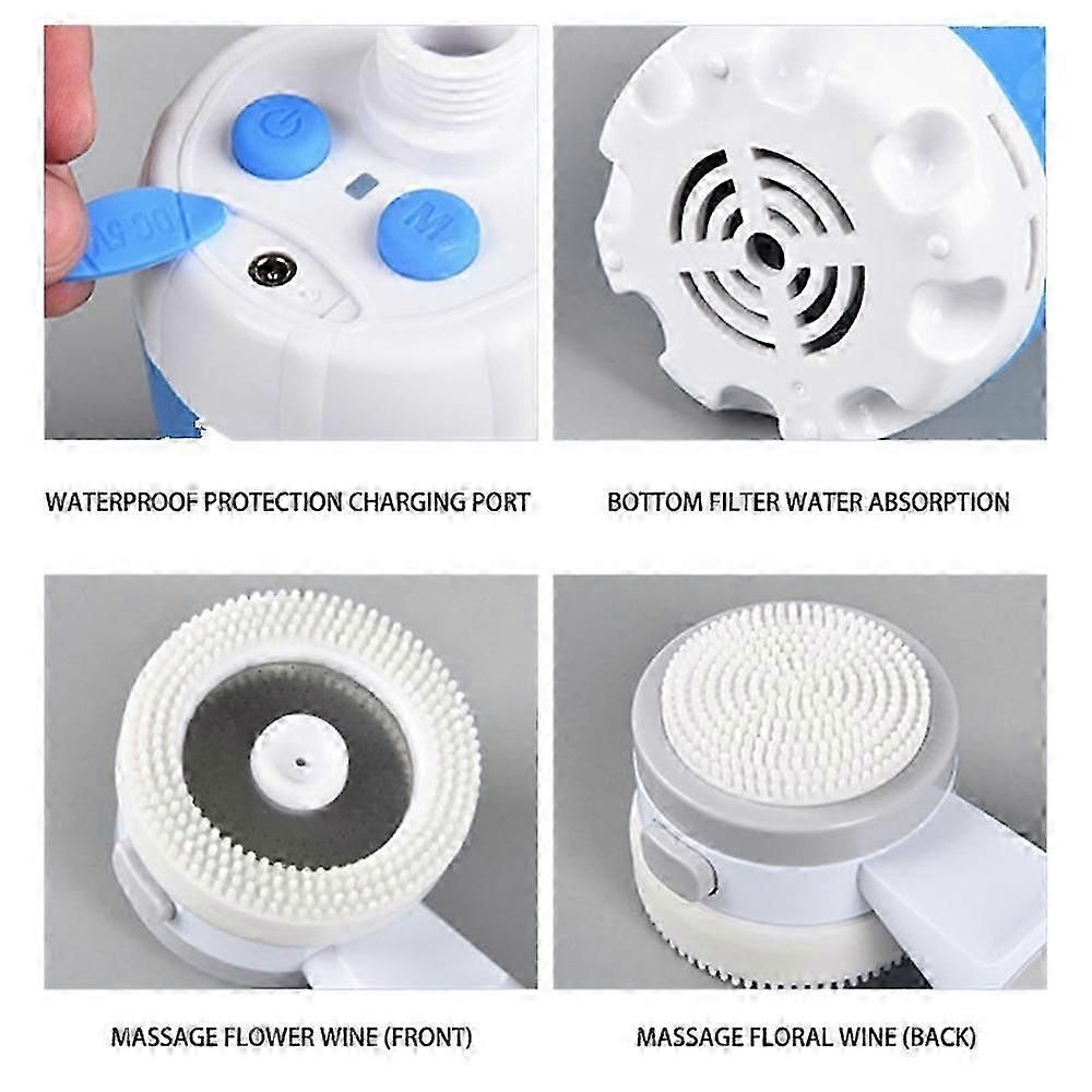Type A 4000mAh Electric Shower, Camping Portable Shower Head Pump for Outdoor Hiking Travel