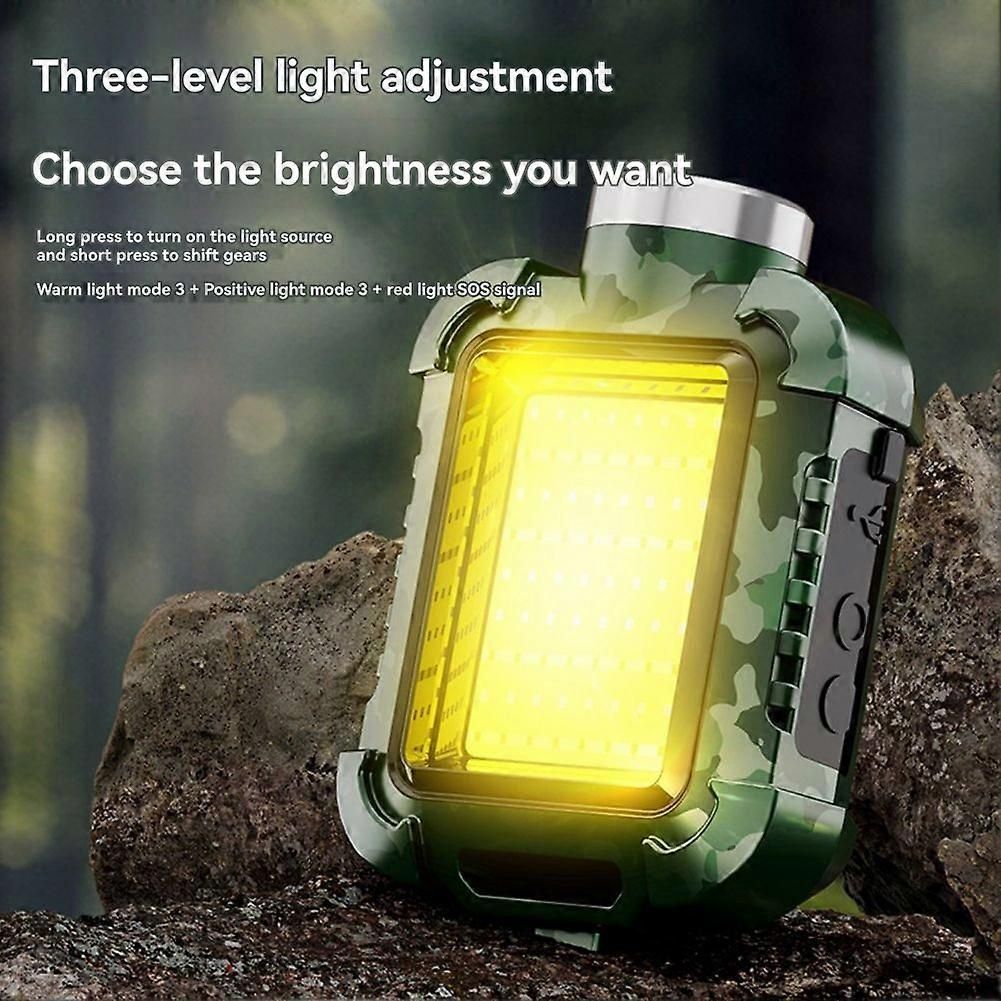 Rechargeable Wrist Mount LED Light for Outdoor Activities Waterproof IPX5 3 Modes & SOS Ideal for Camping Cycling Black
