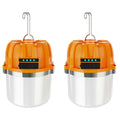 2pcs USB Rechargeable LED Camping Lights Outdoor Camping BBQ Tents Hanging Lantern Emergency Power Bank