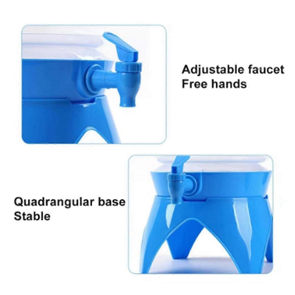 Outdoor Foldable Water Container Camping Folding Water Bucket 9.5L