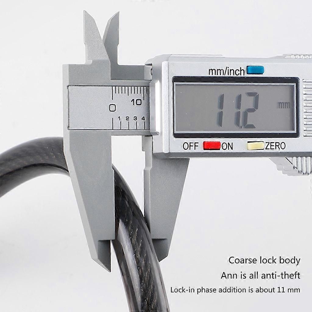 Bike Lock Cable 5Digits Resettable Combination Cable Lock, Bicycles Code Lock - Yellow