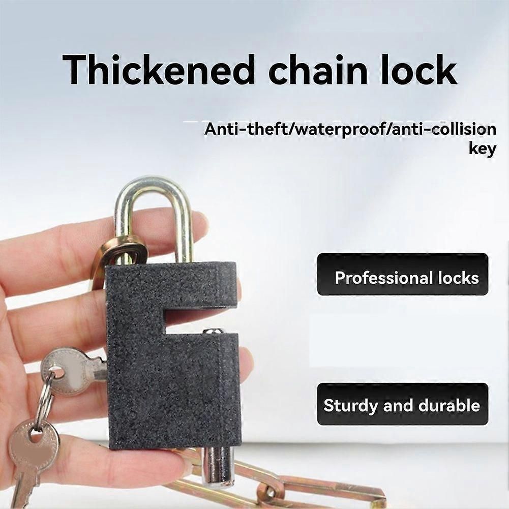 Bicycle Lock Mountain Bike Lock Alloy Chain Lock Anti-Theft Safety Chain Locks Portable Alloy Lock 4x60cm