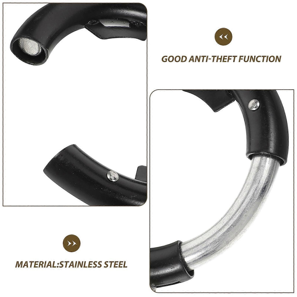 Multi-Function Bike Lock Round Lock 4Sets of Reusable Steel Bicycle Locks