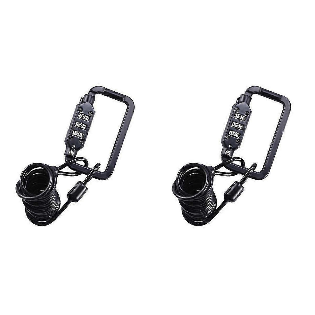 Bike Lock Combination 3 Digit Password Lock 2Pcs for Bicycle Use