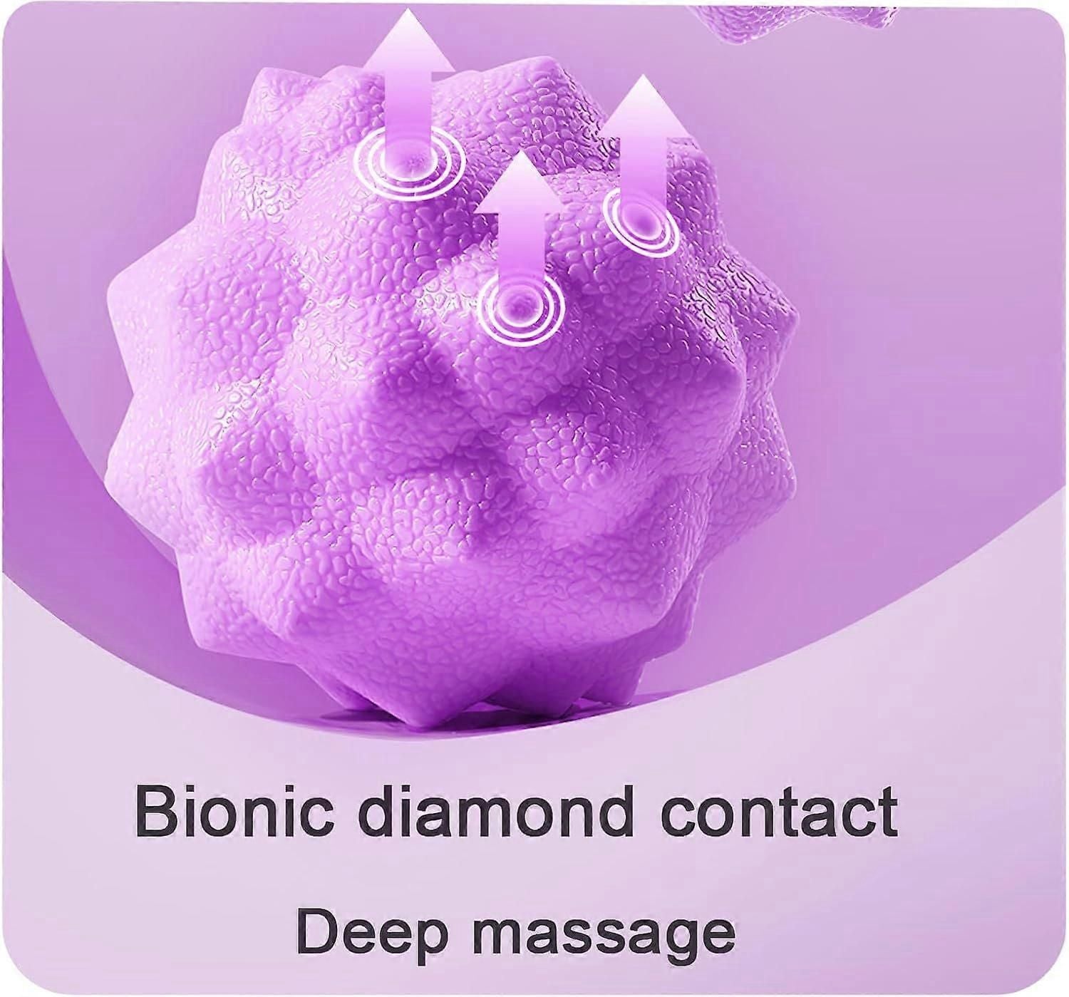 Massage Balls,Hand Massage Ball Body Acupressure Spiky Massage Balls,Foot Arch Trainer Plantar Fasciitis, Muscle Massager Ball Exercise