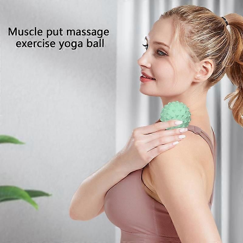 TPE Massage Ball for Deep Tissue Muscle Massage, Trigger Point Therapy, Yoga, Fitness and Muscle Recovery - Black