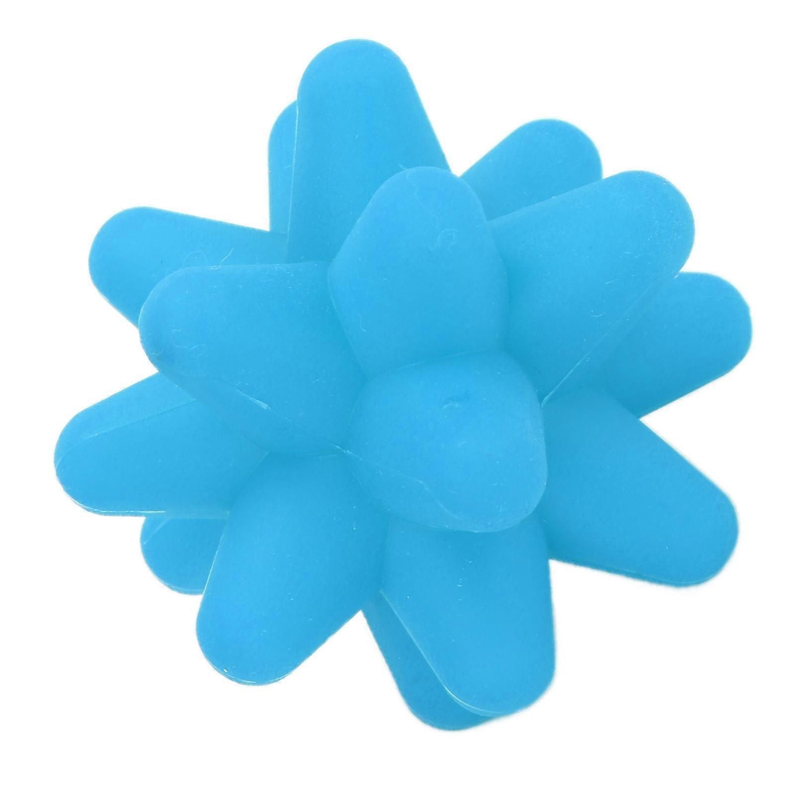 2Pcs Yoga Fitness Muscle Relaxation Hedgehog Massage Ball Portable Acupoint Fascia Massage Ball - Blue