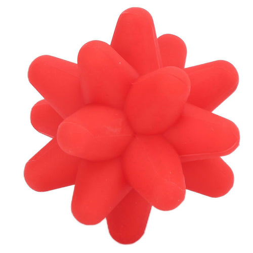 2Pcs Yoga Fitness Muscle Relaxation Hedgehog Massage Ball Portable Acupoint Fascia Massage Ball - Red