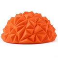 Yoga Hemisphere Massager Pointed Massage Ball Decompression Yoga Massager Exercise Ball Soft and Comfortable - Orange